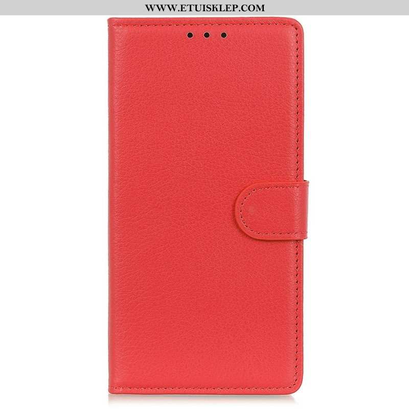 Etui Folio do Xiaomi Redmi Note 12 4G Tradycyjna Sztuczna Skóra